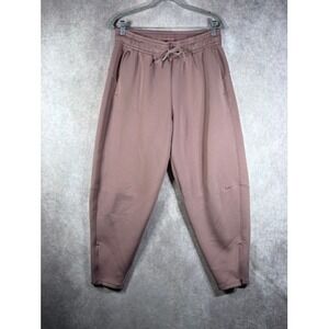 Nike Dri-FIT Prima High-Waisted 7/8 Training Pants Womens M Mauve Pink Active